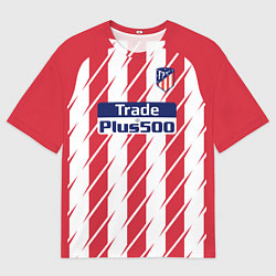 Футболка оверсайз мужская Atletico Madrid FC: Grizman Home 17/18, цвет: 3D-принт
