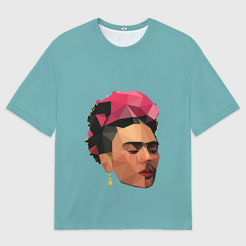 Мужская футболка оверсайз Фрида / 3D-принт – фото 1