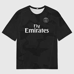 Футболка оверсайз мужская Neymar PSG, цвет: 3D-принт