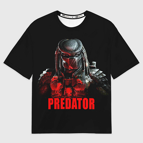 Мужская футболка оверсайз Iron Predator / 3D-принт – фото 1