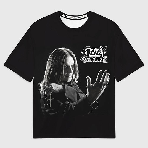 Мужская футболка оверсайз Оззи Осборн / 3D-принт – фото 1