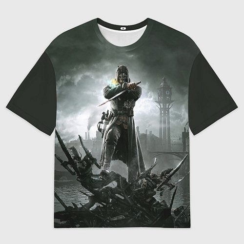 Мужская футболка оверсайз Dishonored 2 / 3D-принт – фото 1
