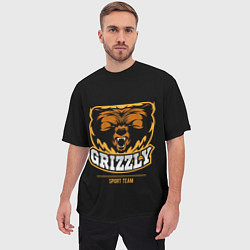 Футболка оверсайз мужская GTIZZLY(sport team), цвет: 3D-принт — фото 2