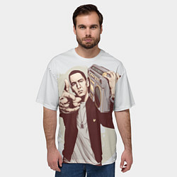 Футболка оверсайз мужская Eminem: Street Music, цвет: 3D-принт — фото 2
