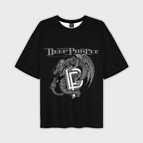 Мужская футболка оверсайз Deep Purple: Dark Dragon / 3D-принт – фото 1