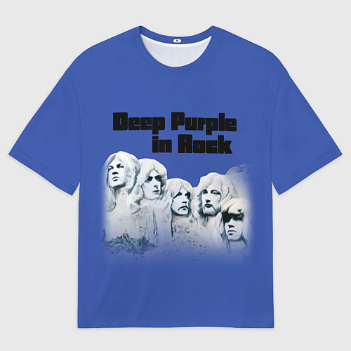 Мужская футболка оверсайз Deep Purple In the rock / 3D-принт – фото 1