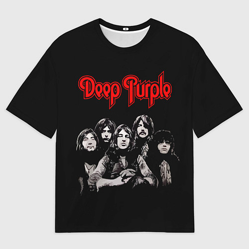 Мужская футболка оверсайз Deep Purple / 3D-принт – фото 1