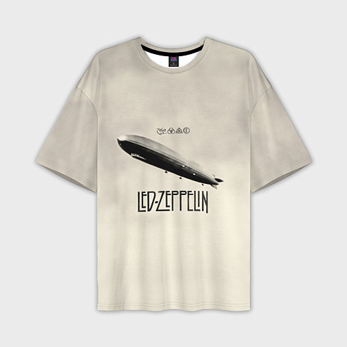Мужская футболка оверсайз Led Zeppelin: Fly / 3D-принт – фото 1