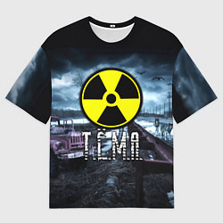 Мужская футболка оверсайз S.T.A.L.K.E.R: Тёма