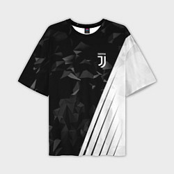 Мужская футболка оверсайз FC Juventus: Abstract