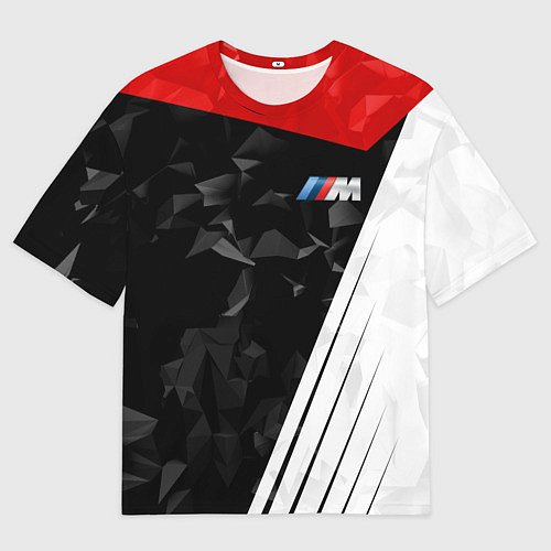 Мужская футболка оверсайз BMW M: Poly Sport / 3D-принт – фото 1