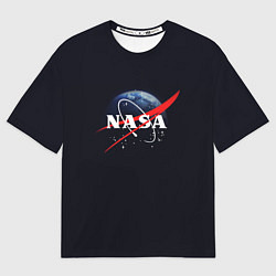 Футболка оверсайз мужская NASA: Black Space, цвет: 3D-принт