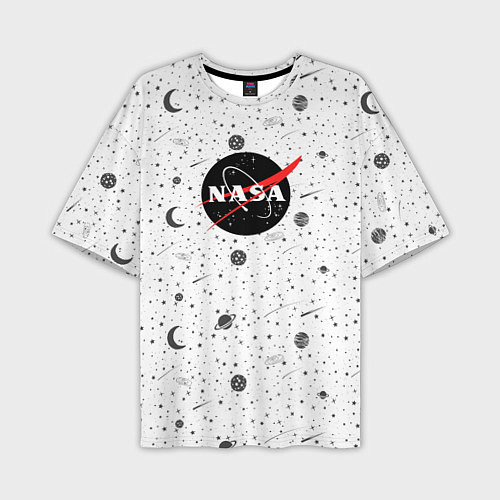 Мужская футболка оверсайз NASA: Moonlight / 3D-принт – фото 1