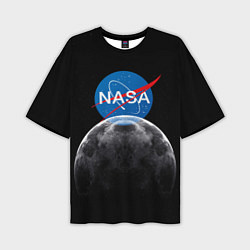Мужская футболка оверсайз NASA: Moon Rise