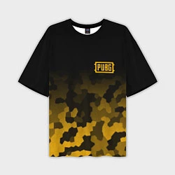 Мужская футболка оверсайз PUBG: Military Honeycomb