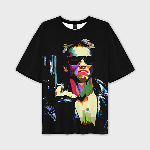 Мужская футболка оверсайз Terminator Art / 3D-принт – фото 1