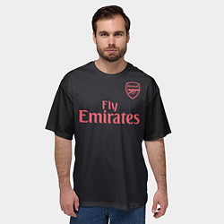 Футболка оверсайз мужская Ozil away 17-18, цвет: 3D-принт — фото 2