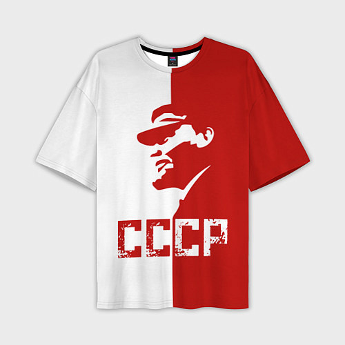 Мужская футболка оверсайз Ленин СССР / 3D-принт – фото 1