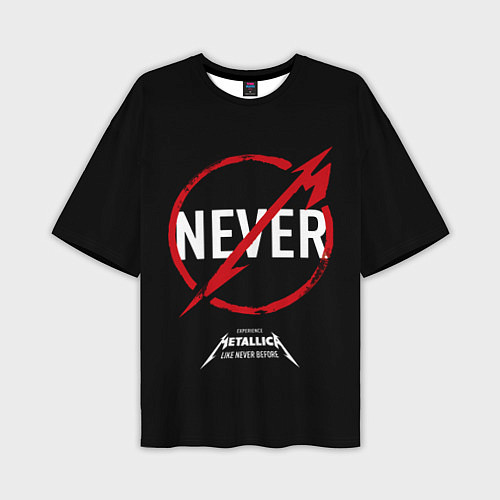 Мужская футболка оверсайз Metallica: Like Never Before / 3D-принт – фото 1