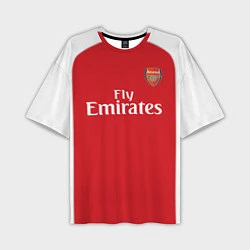 Футболка оверсайз мужская FC Arsenal: Henry Home 17/18, цвет: 3D-принт