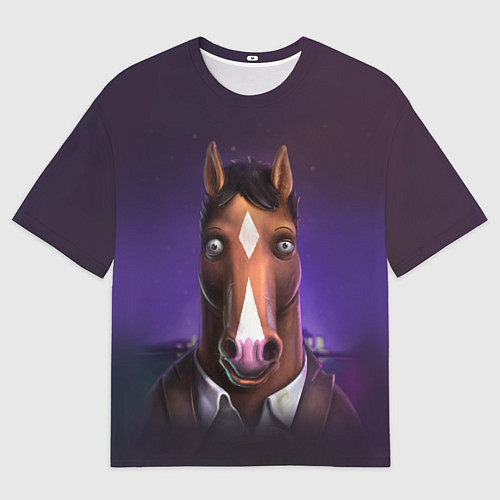 Мужская футболка оверсайз BoJack / 3D-принт – фото 1