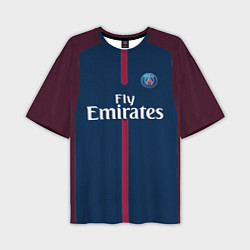 Мужская футболка оверсайз FC PSG: Neymar Home 17/18