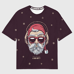 Мужская футболка оверсайз Who was a bad boy?