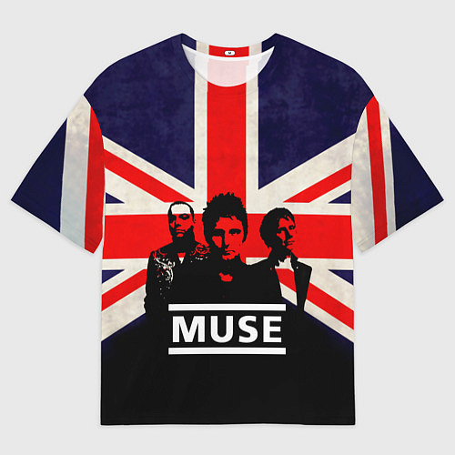 Мужская футболка оверсайз Muse UK / 3D-принт – фото 1