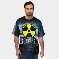 Футболка оверсайз мужская S.T.A.L.K.E.R: Radiation, цвет: 3D-принт — фото 2