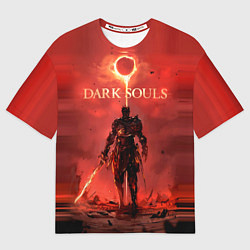 Футболка оверсайз мужская Dark Souls: Red Sunrise, цвет: 3D-принт