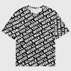 Футболка оверсайз мужская YNWA, цвет: 3D-принт