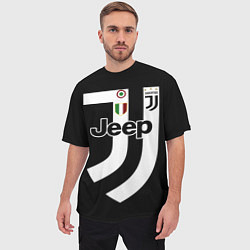 Футболка оверсайз мужская FC Juventus: FIFA 2018, цвет: 3D-принт — фото 2