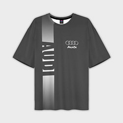 Мужская футболка оверсайз Audi: Grey Sport