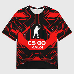 Мужская футболка оверсайз CS:GO - Илья