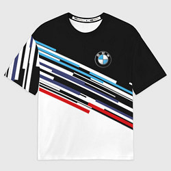 Мужская футболка оверсайз BMW BRAND COLOR БМВ