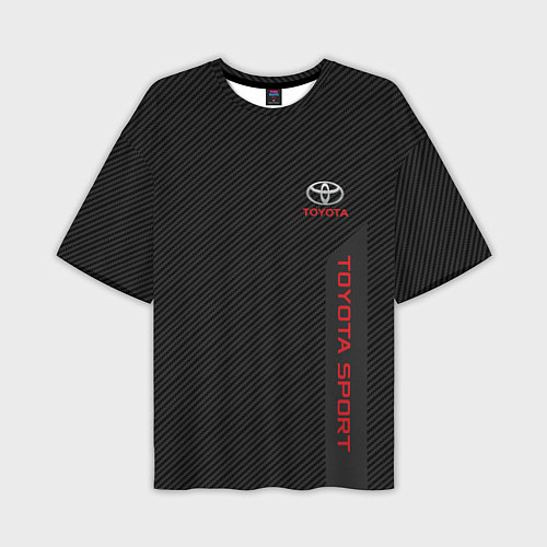 Мужская футболка оверсайз Toyota: Sport Line / 3D-принт – фото 1