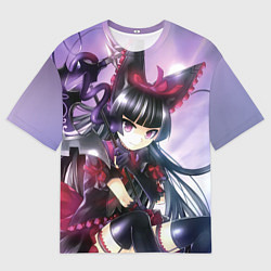 Мужская футболка оверсайз Там бьются наши воины