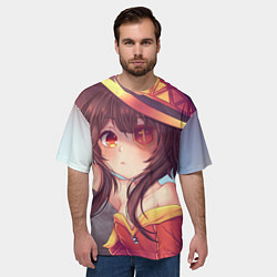 Футболка оверсайз мужская KonoSuba, цвет: 3D-принт — фото 2