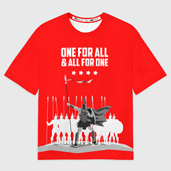 Футболка оверсайз мужская One for all & all for one, цвет: 3D-принт