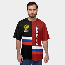 Футболка оверсайз мужская Kamchatka, Russia, цвет: 3D-принт — фото 2