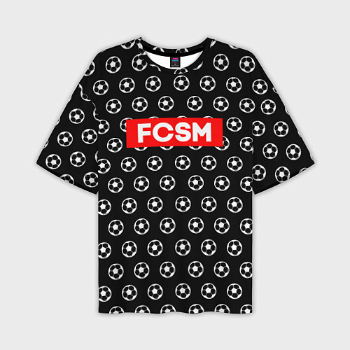 Мужская футболка оверсайз FCSM Supreme / 3D-принт – фото 1