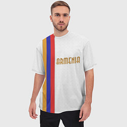 Футболка оверсайз мужская Armenia Line, цвет: 3D-принт — фото 2