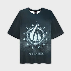 Мужская футболка оверсайз In Flames: Cold Fire