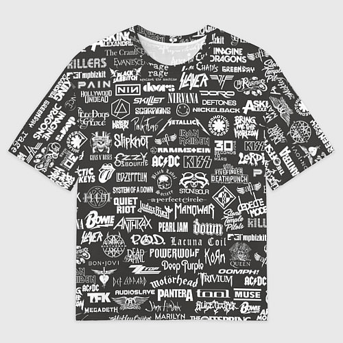 Мужская футболка оверсайз Rock Star / 3D-принт – фото 1
