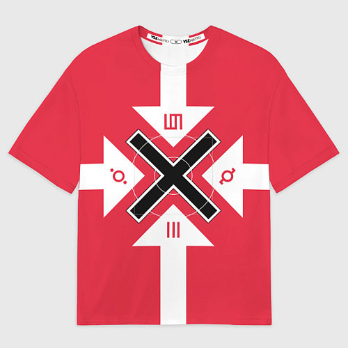 Мужская футболка оверсайз 30 STM Symbols / 3D-принт – фото 1
