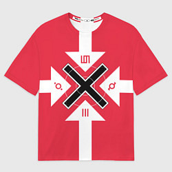 Футболка оверсайз мужская 30 STM Symbols, цвет: 3D-принт