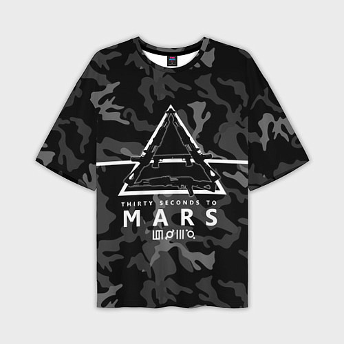 Мужская футболка оверсайз 30 STM Camo / 3D-принт – фото 1