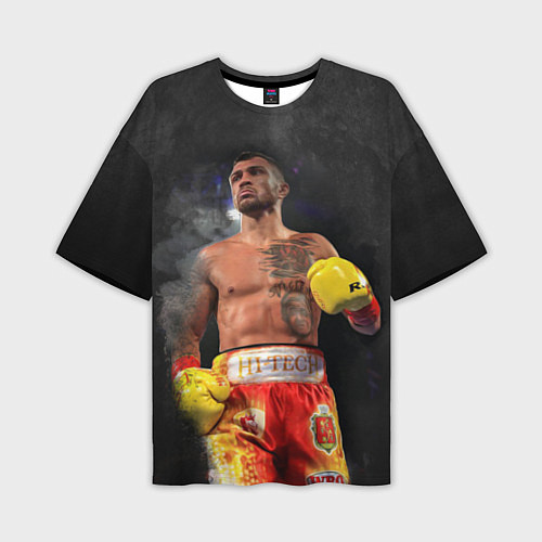 Мужская футболка оверсайз Vasyl Lomachenko / 3D-принт – фото 1