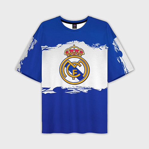 Мужская футболка оверсайз Real Madrid FC / 3D-принт – фото 1