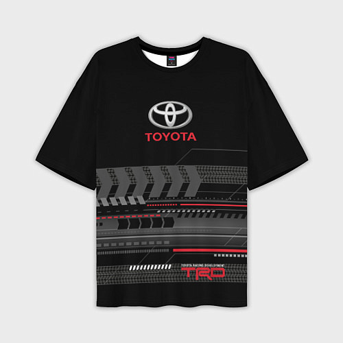 Мужская футболка оверсайз Toyota TRD / 3D-принт – фото 1